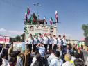 حضور پرشور دانشگاهیان دانشگاه فسا در راهپیمایی روز ملی مبارزه با استکبار جهانی
